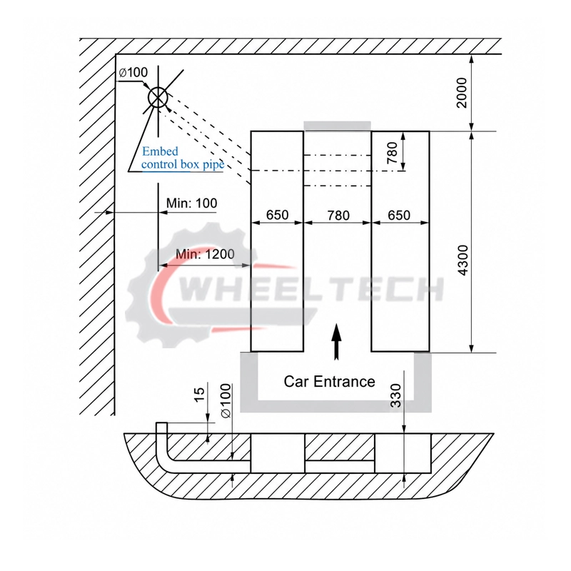 جک قیچی میزان فرمان گوانگلی GL-3500ZM--3