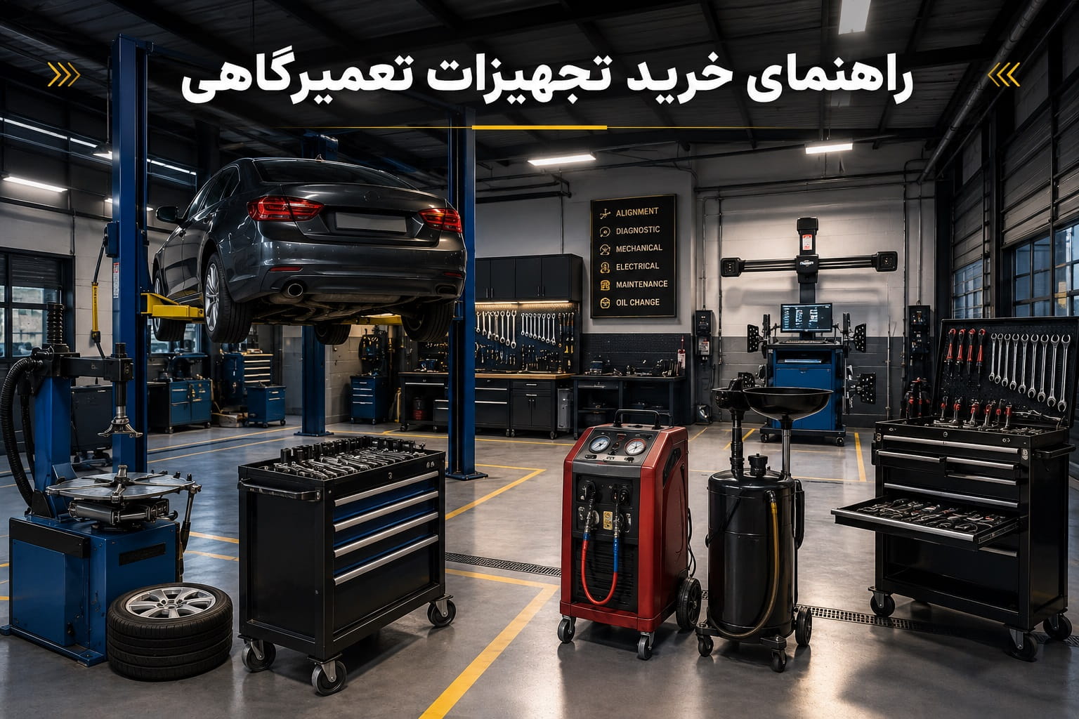 راهنمای خرید تجهیزات تعمیرگاهی